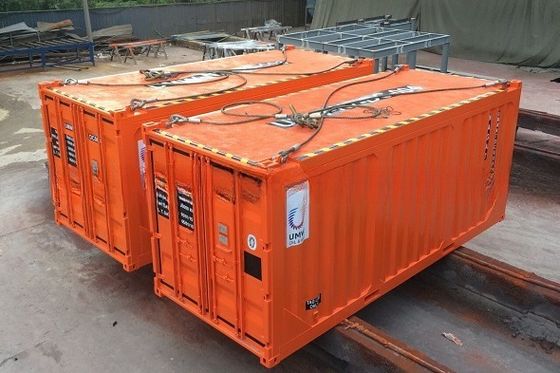 Capacité de levage de 10 tonnes Cable galvanisé à fourche à 4 pattes Conteneur offshore Cable en acier revêtu de fil de fer Sling DNV 2.7-1 Standard