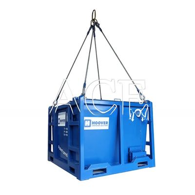 Type d'œil de levage œil plat DNV 2.7-1 Standard Sling de câble en acier inoxydable 4 ou 5 pattes pour conteneur offshore Orange
