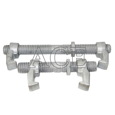 Acier forgé 260 mm 380 mm Fermeture à serrure à double pinceau ISO Container de livraison Pont de raccordement Container équipement de serrage