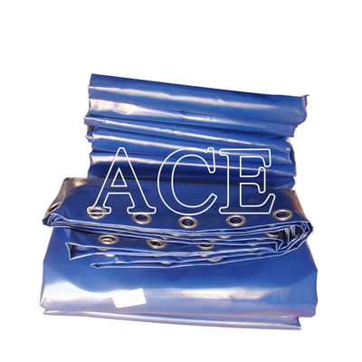650g/m2 Densité revêtue de bâches couverture pour taille personnalisée 20ft 40ft conteneurs ouverts en haut dans le motif revêtu