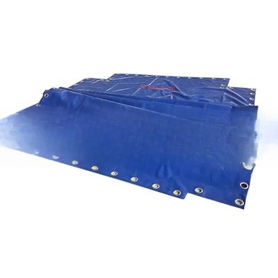 650g/m2 Densité revêtue de bâches couverture pour taille personnalisée 20ft 40ft conteneurs ouverts en haut dans le motif revêtu