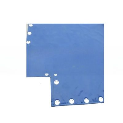 650g/m2 Densité revêtue de bâches couverture pour taille personnalisée 20ft 40ft conteneurs ouverts en haut dans le motif revêtu