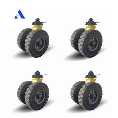 Poids de 26 kg Poids lourd Portable ISO Container d'expédition Roues de roulement pour charge dynamique et roulement pivotant verrouillable