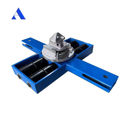 16 tonnes 32 tonnes rouleaux en acier chariot de transport de conteneurs en mouvement Dolly avec structure à trois roues et support OEM personnalisable