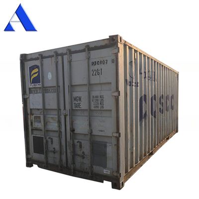 Cargo de stock chinois de 20 pieds d'épaisseur Containers d'expédition d'occasion Dimensions internes 5.899 x 2.352 x 2.393M 10 ans