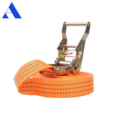 Durable 3-10m longueur Polyester Cargo Ratchet attacher les sangles avec polyester clé rétractable