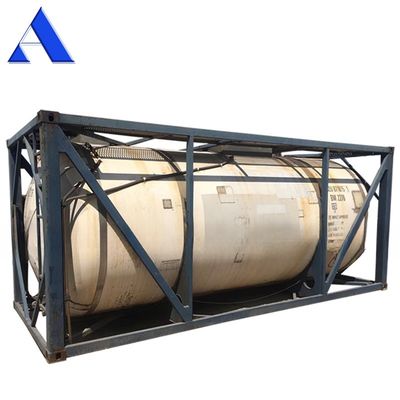 Container de réservoir certifié CSC T11 ISO de 21000L à 26000L pour le stockage de produits chimiques en acier et en acier corten