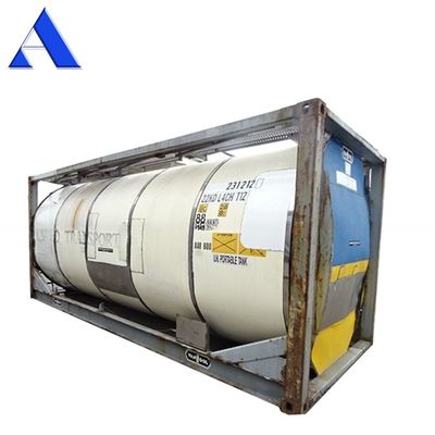 Container de réservoir certifié CSC T11 ISO de 21000L à 26000L pour le stockage de produits chimiques en acier et en acier corten