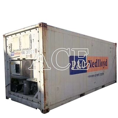 20 pieds congélateur réfrigéré d'occasion moins 18 degrés contenant Reefer à Dubaï Ouverture de porte 2290 x 2246 MM Âge 2004-2008