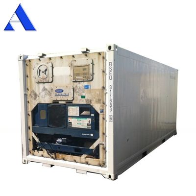 20 pieds congélateur réfrigéré d'occasion moins 18 degrés contenant Reefer à Dubaï Ouverture de porte 2290 x 2246 MM Âge 2004-2008