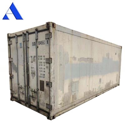 20 pieds congélateur réfrigéré d'occasion moins 18 degrés contenant Reefer à Dubaï Ouverture de porte 2290 x 2246 MM Âge 2004-2008