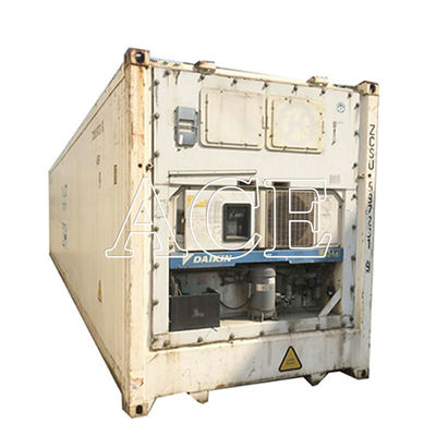 Container frigorifique d'occasion de 20 pieds à Dubaï Dimensions extérieures 6058x2438x2591mm et personnalisé