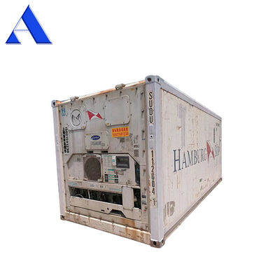 Container frigorifique d'occasion de 20 pieds à Dubaï Dimensions extérieures 6058x2438x2591mm et personnalisé