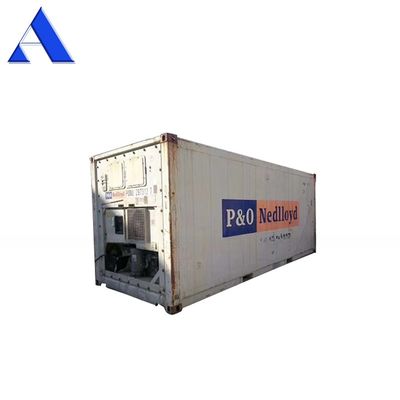 Container frigorifique d'occasion de 20 pieds à Dubaï Dimensions extérieures 6058x2438x2591mm et personnalisé