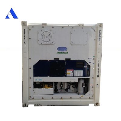 10 pieds 10 pieds 3 mètres de stockage à froid Réfrigéré récipient Reefer avec ouverture de porte de tringle Taille 2.290 x 2.206 m Troisième main