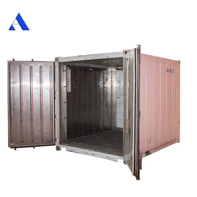 10 pieds 10 pieds 3 mètres de stockage à froid Réfrigéré récipient Reefer avec ouverture de porte de tringle Taille 2.290 x 2.206 m Troisième main