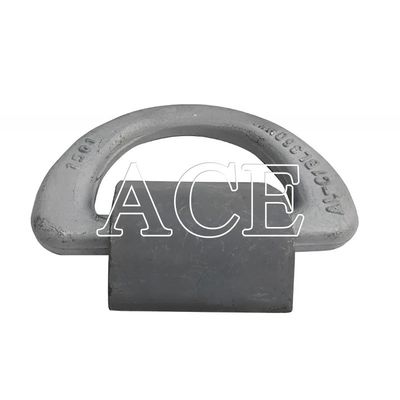 500KN M.B.L GL CCS approuvé 50T conteneur forgé Lashing D anneau avec pince