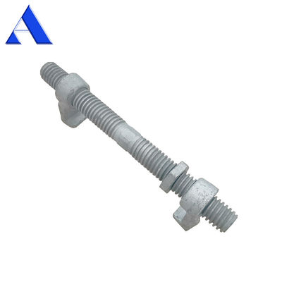 M.B.L Tension 500KN Container Bridge Fitting Container Lashing Parts réglable 260mm 380mm