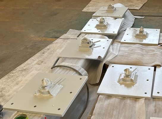 Fermetures de conteneurs d'expédition ISO à serrure en acier boulonné à double serrure à tension de 2000KN et à compression de 500KN