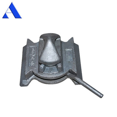 Fermeture de coque de pigeon en acier moulé Fermeture de torsion inférieure de 45 degrés ou 55 degrés Container d'expédition ISO Fermeture de torsion M.B.L Cisaille 420KN