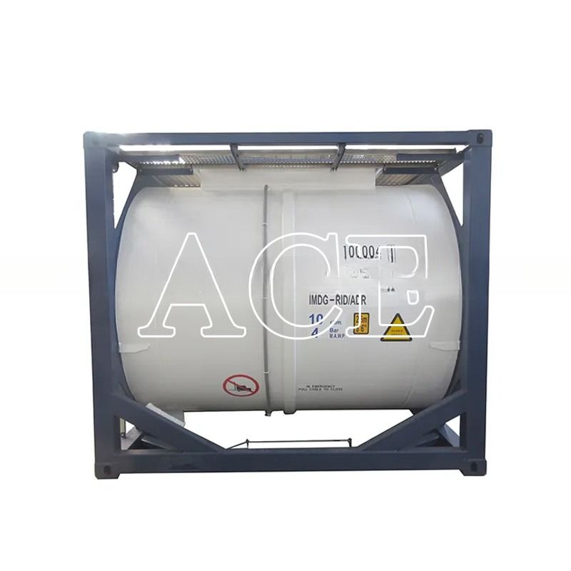 Container ISO de 10 pieds pour l'eau ou le carburant 316L en acier inoxydable UN Portable 10CBM 10000L Matériau de cadre SPA-H