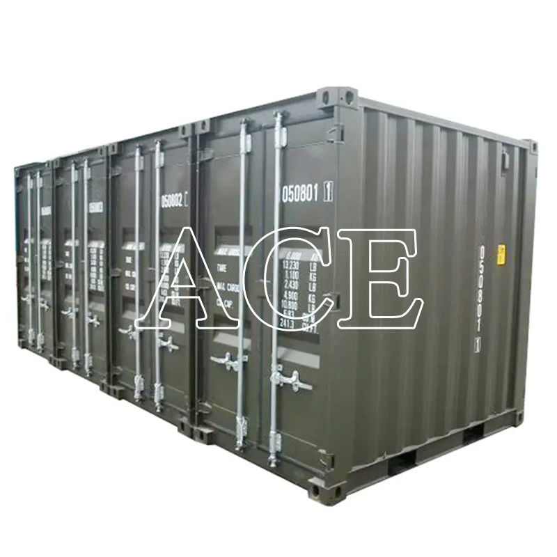 Container d'expédition mini-entreposage de 8 pieds x 5 pieds avec double porte arrière à l'extrémité en acier sec/matériau de coupe pratique et polyvalent