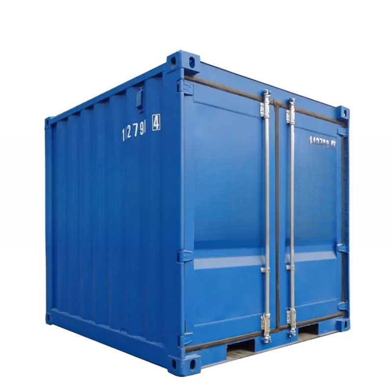 9.95CBM Capacité personnalisée 8 pieds 8 pieds mini conteneur d'expédition vente en gros conteneur d'acier sec à Tianjin Shanghai Qingdao