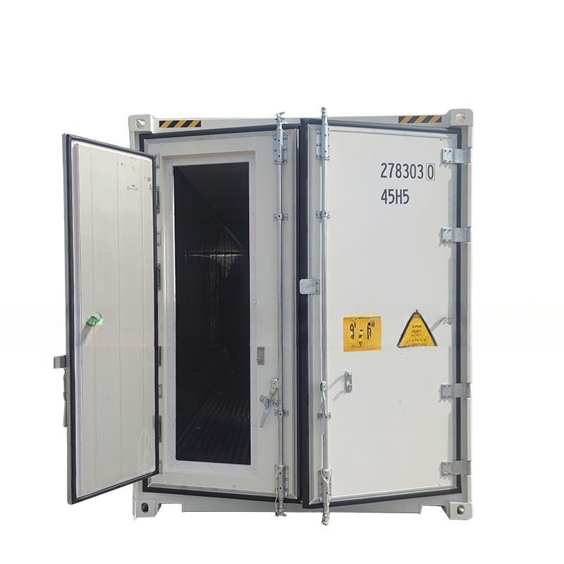 Fonction de strogé Porte pivotante arrière double 40ft mousse en PU isolé corps réfrigéré réfrigéré Container isolé