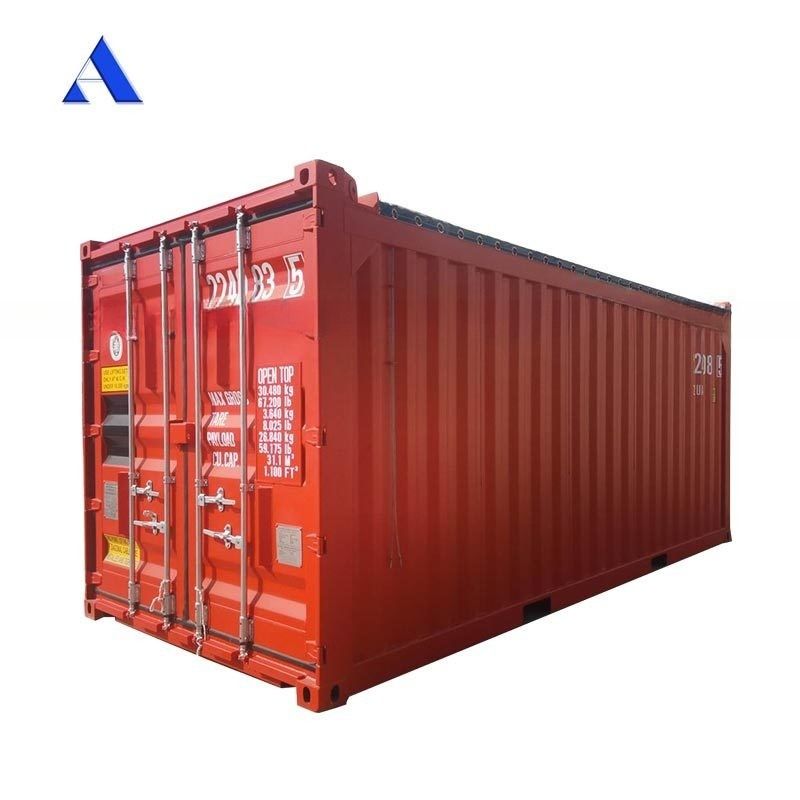 Container à plafond ouvert de 31 m3 pour stockage à sec en mer dans l'acier et l'acier corten BV
