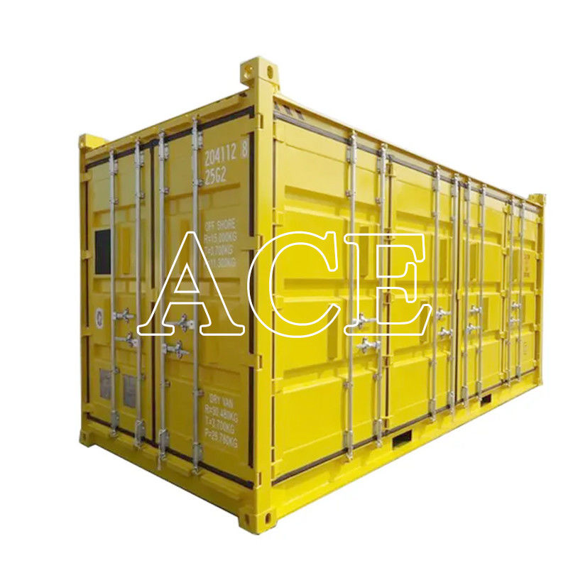 6058 x 2438 x 2896 mm DNV 2.7-1 Porte latérale ouverte standard Container haute cube offshore avec acier corten et porte latérale