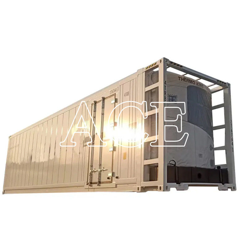 Container à haute cube de 40 pieds diesel électrique à propulsion autonome pour les accessoires terrestres ou ferroviaires Fournir un ensemble complet de pièces