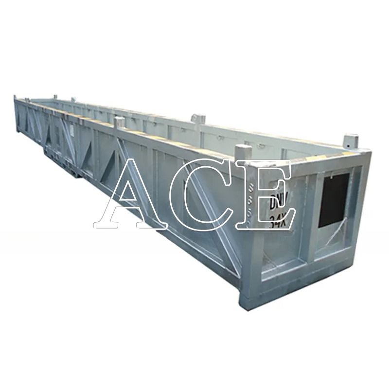 Charge utile maximale 12000 kg 39 à 76 pieds LR galvanisé certifié DNV 2.7-1 Standard Open Top DNV Offshore Cargo Basket