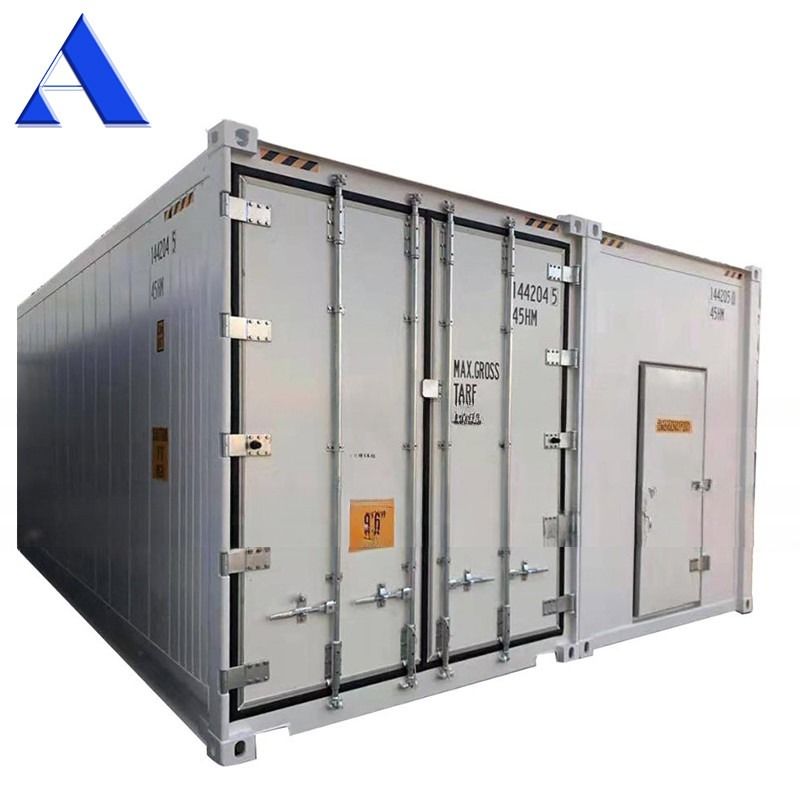 40 pieds de bâtiment Reefer Container 40HQ entrepôt de chambre froide certifié CSC acier et plancher plat