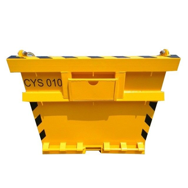 13 pieds DNV 2.7-1 Standard Container de l'acier Bateau de forage offshore déchets Skip BV Longueur certifiée 13 pieds Angle de levage 45C