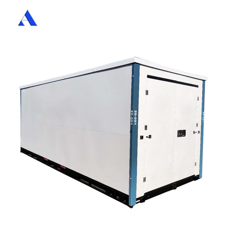 Galvanisé 3m 4m 6m 20ft Pack plat de stockage mobile portable pliable auto-stockage conteneur pour l'efficacité de l'espace