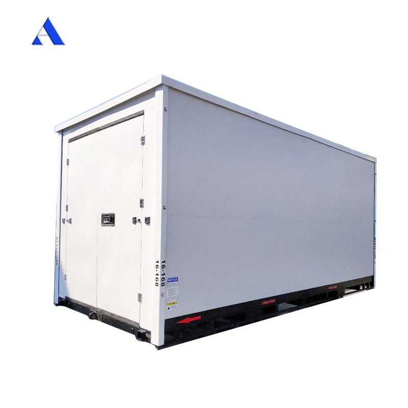 Solution de stockage d'atelier 16 pieds auto-entreposage pliable portable panneau sandwich conteneur
