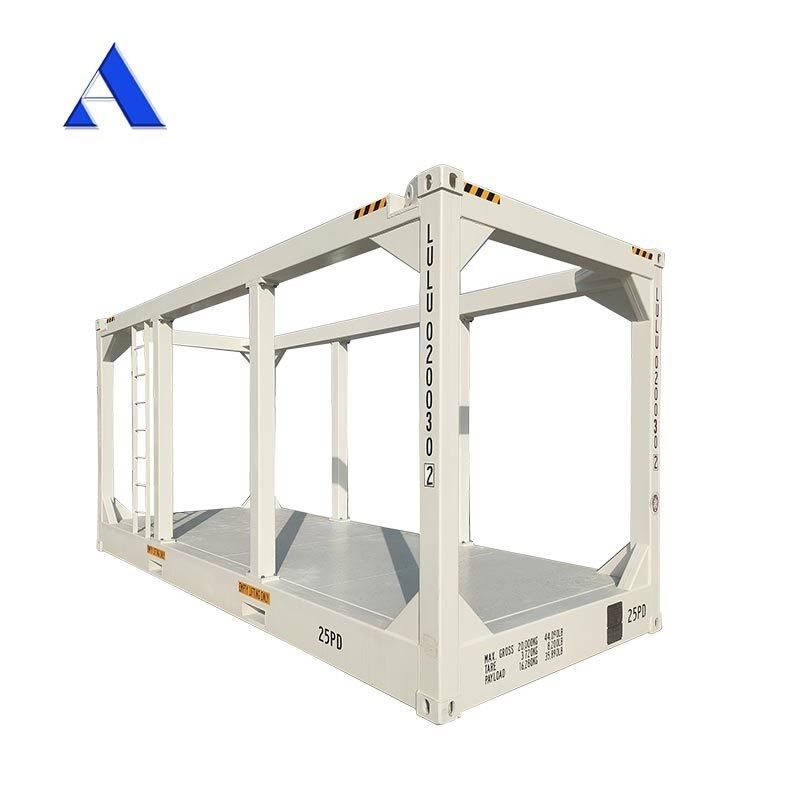 20FT DNV 2.7-1 Standard Steel Corten Offshore Lifting Frame Containers paniers de patinage avec condition et poutre mobile