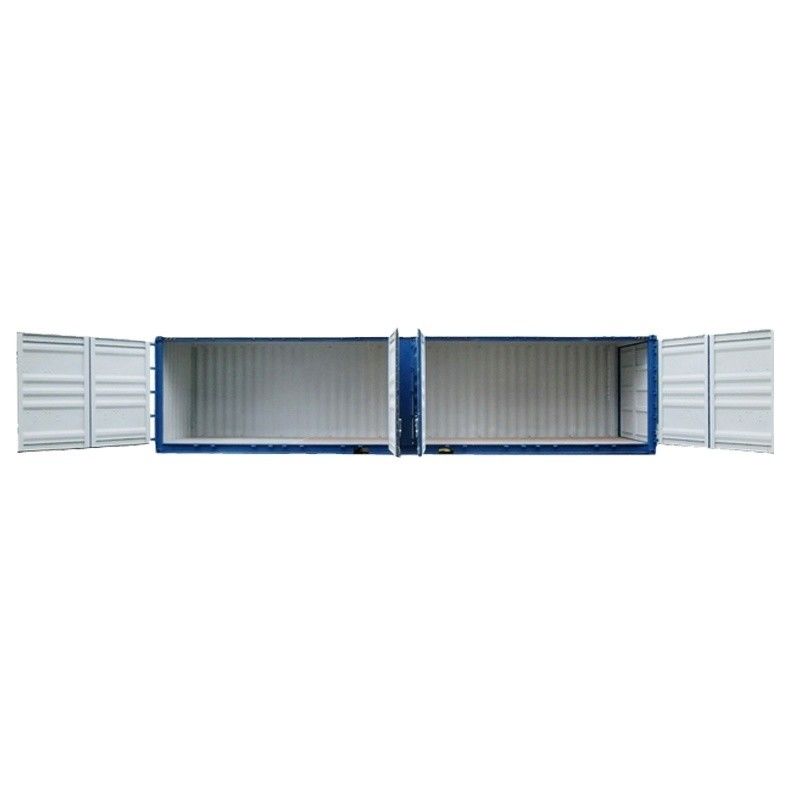Container d'expédition d'ouverture de grande porte latérale de 40 pieds Capacité 70,1 m2 Dimensions extérieures l x W x H mm 12192 x 2438 x 2896 mm