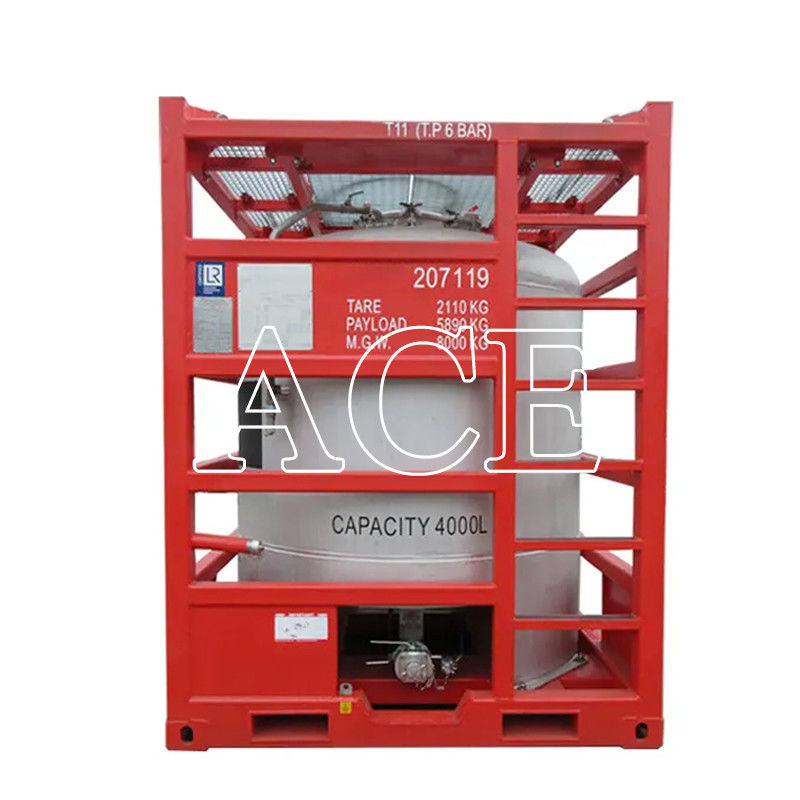 2900L-5000L Capacité de réservoir à l'étranger vertical avec cadre de levage