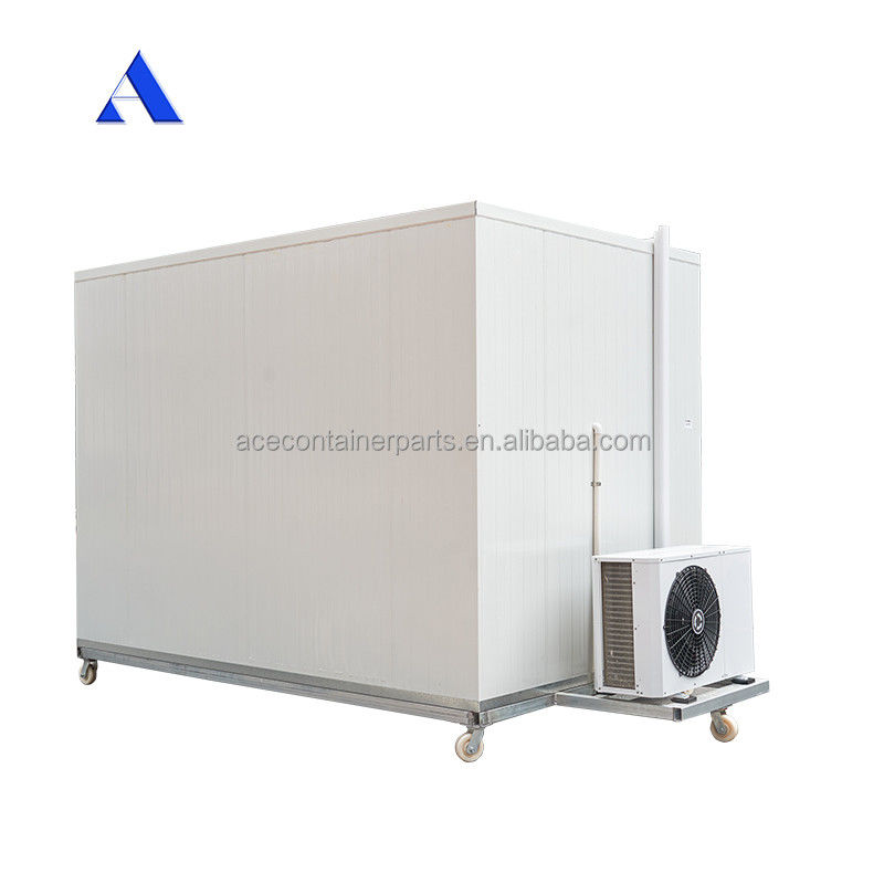 2.8x2x2.2m Mini chambre froide portable avec plancher en aluminium T-Bar et MGSS mur extérieur