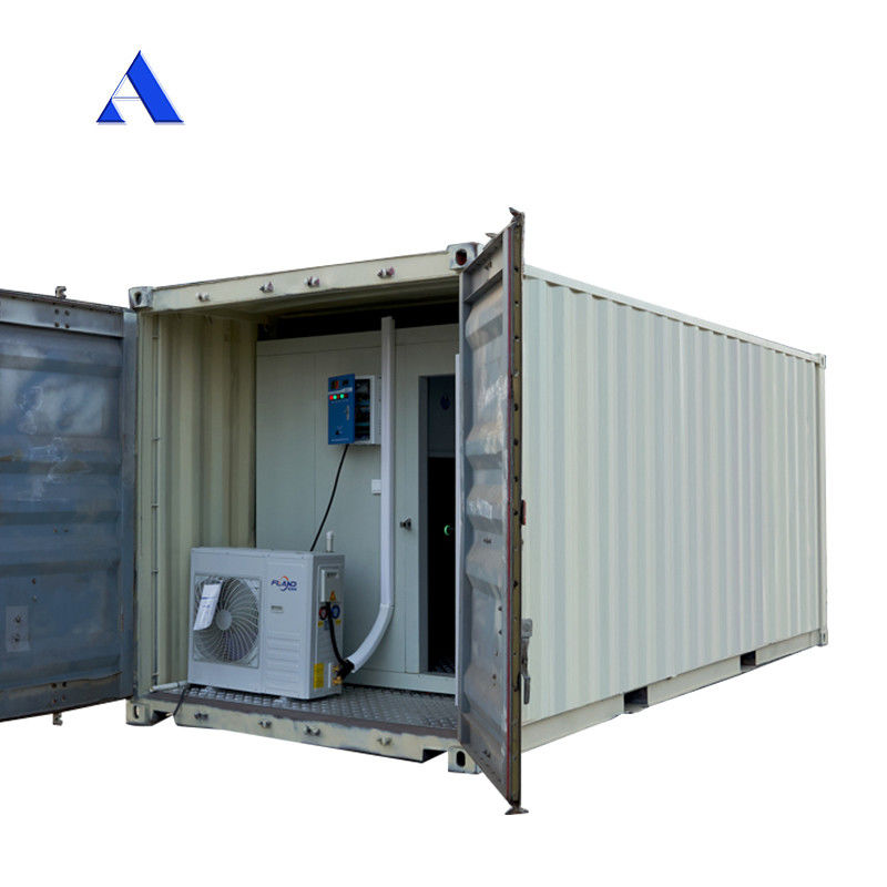 Réservoir à froid de 20 pieds pour conteneurs Reefer avec plancher en aluminium en T-Bar et réfrigérant R134a/R404A