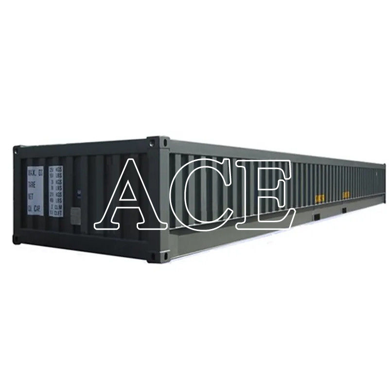 Container d'expédition de 40 pieds ouverts à moitié hauteur Couverture de toit en acier ou en bâtonnet 40 pieds de longueur Choisissez capacité 14,36 cbm