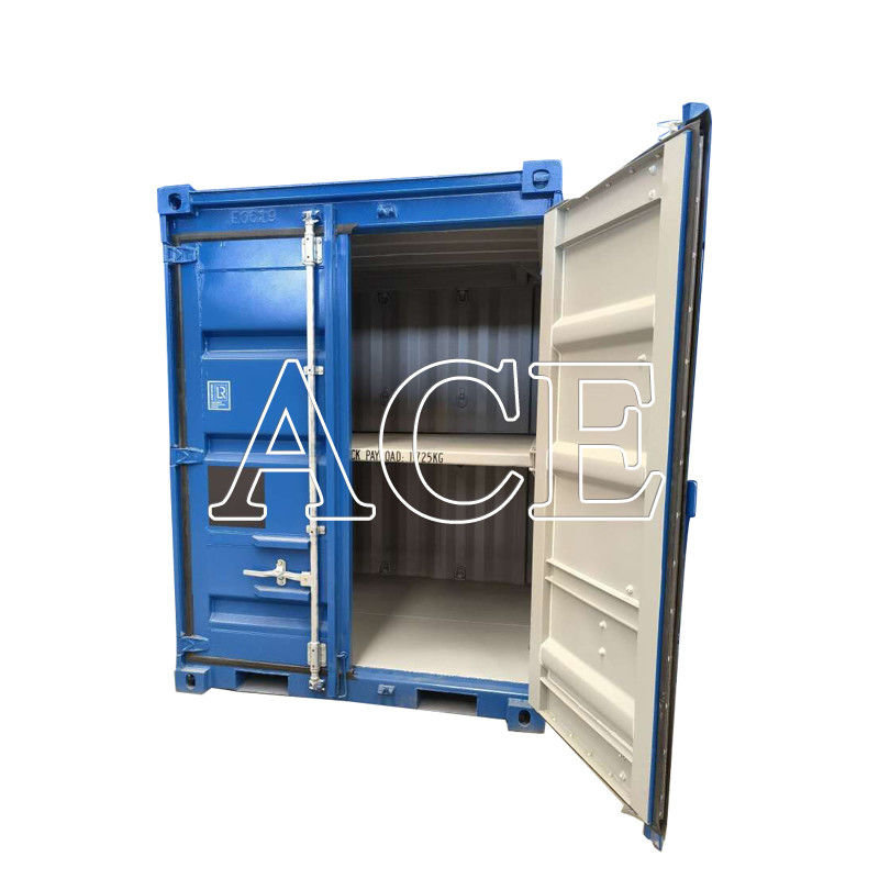 DNV 2.7-1 Container sec offshore standard de 6 pieds avec acier et matériau corten sur le pont du milieu Couleur/logo optionnel