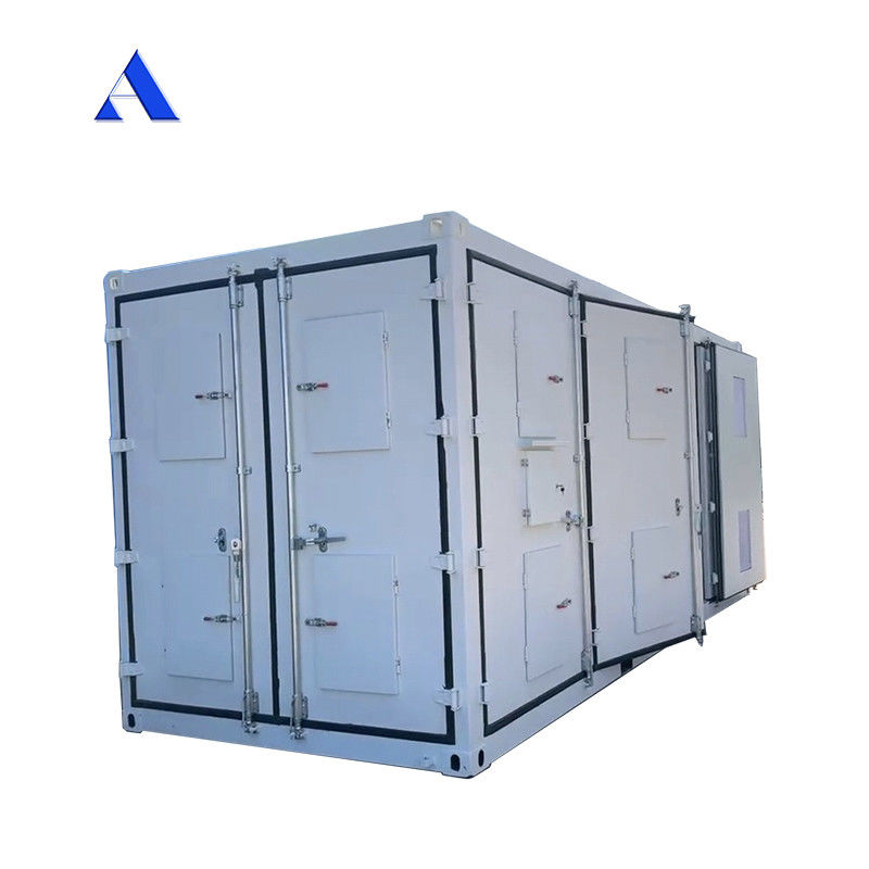 Dimensions extérieures de 6058 x 2438 x 2591/2896 mm Contenant ISO standard de 20 pieds pour le système de stockage de batterie d'énergie solaire
