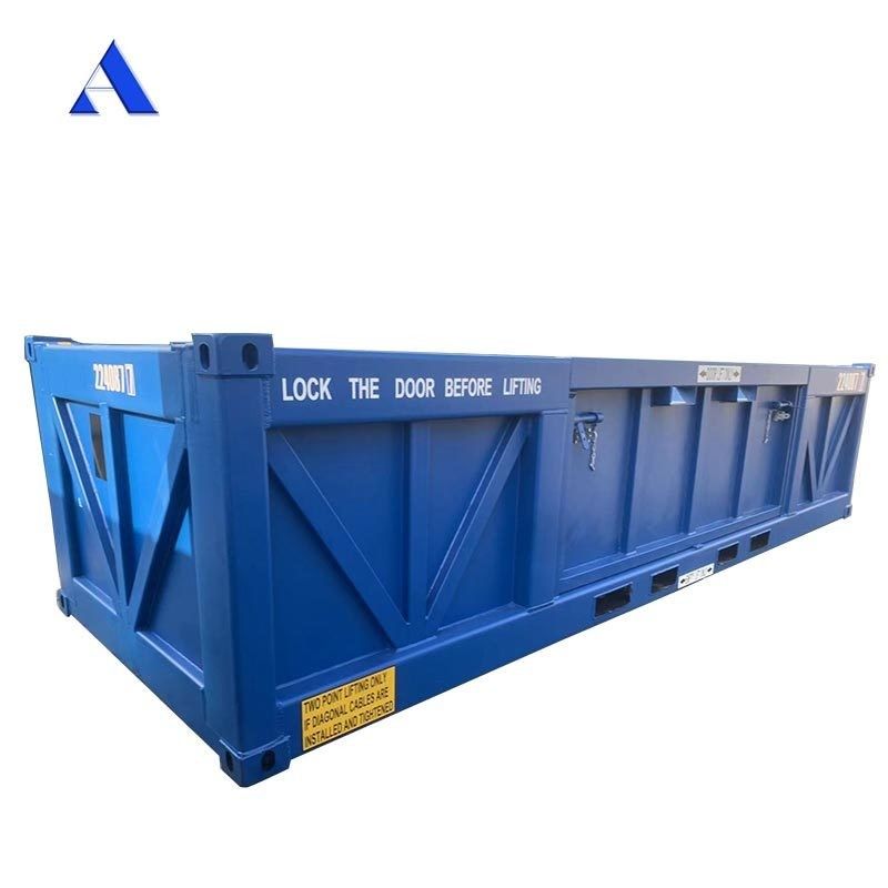DNV 2.7-1 / ISO 10855 Norme 6.6m panier de chargement offshore avec 4 pattes en acier corten et certifié par BV