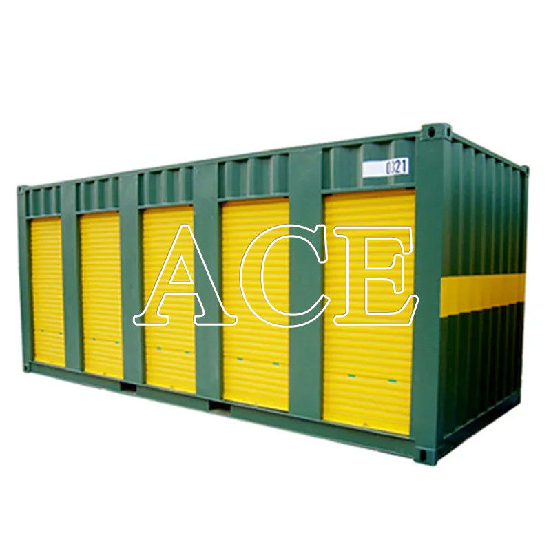 Porte-clés à rouleaux sécurisés porte latérale ouverte pop up expédition mobile 20ft portable mobile auto-entreposage pour conteneurs d'expédition