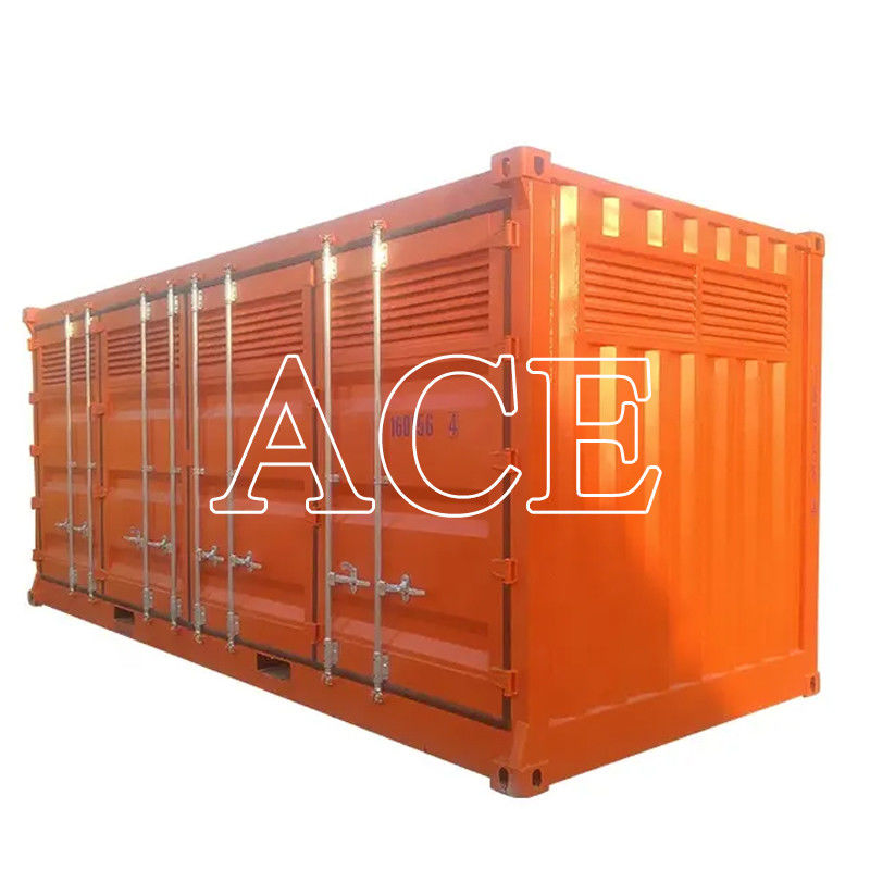 Portes latérales ouvertes 20 pieds 20 pieds Produits dangereux Entreposage de produits chimiques Conteneur de transport avec 2700L Bund Cap et 31 cbm Capacité