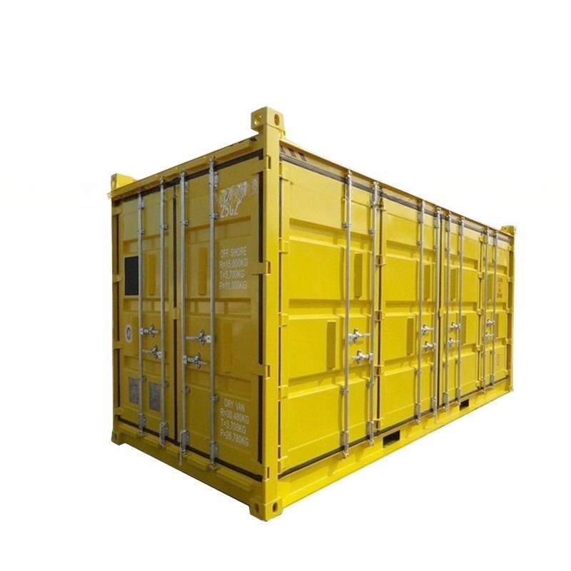 Container à sec HC de 20 pieds de hauteur de 20 pieds Container offshore cube avec 2 portes latérales Capacité 33.5 CBM
