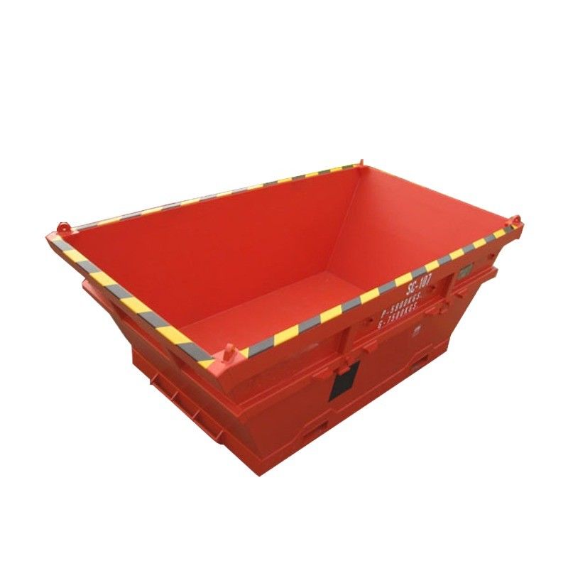 3789mm Longueur 6.5 CBM DNV Standard Steel Offshore Skip Container de déchets à terre Transport pour élimination des déchets