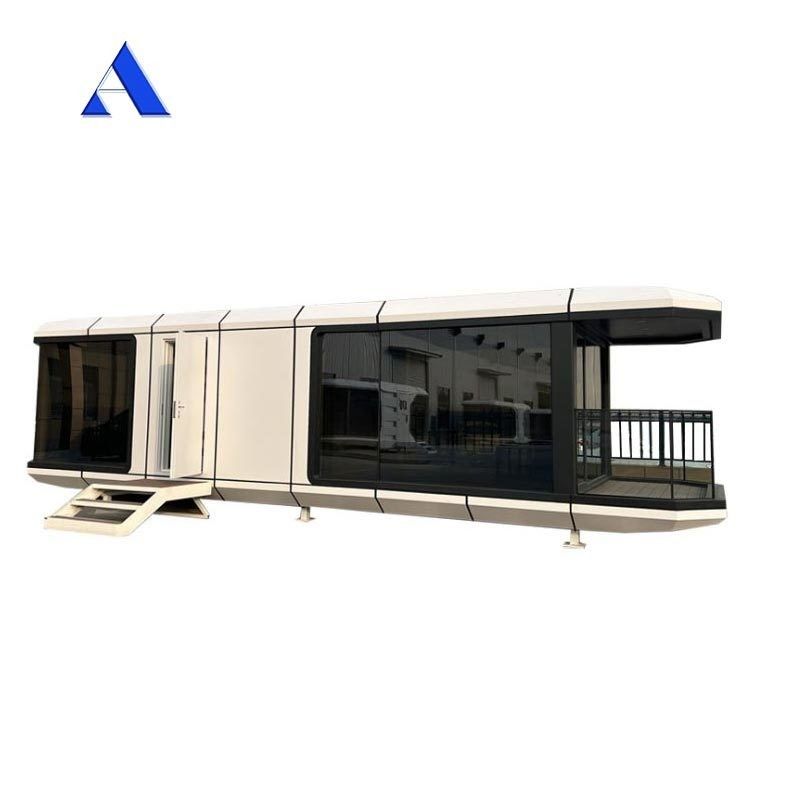 2024 Prefab Luxe Modulaire Moderne Apple Cabin Capsule de l'espace Container maison Maison Capsule Spatiale pour Mgo planche et plancher en PVC